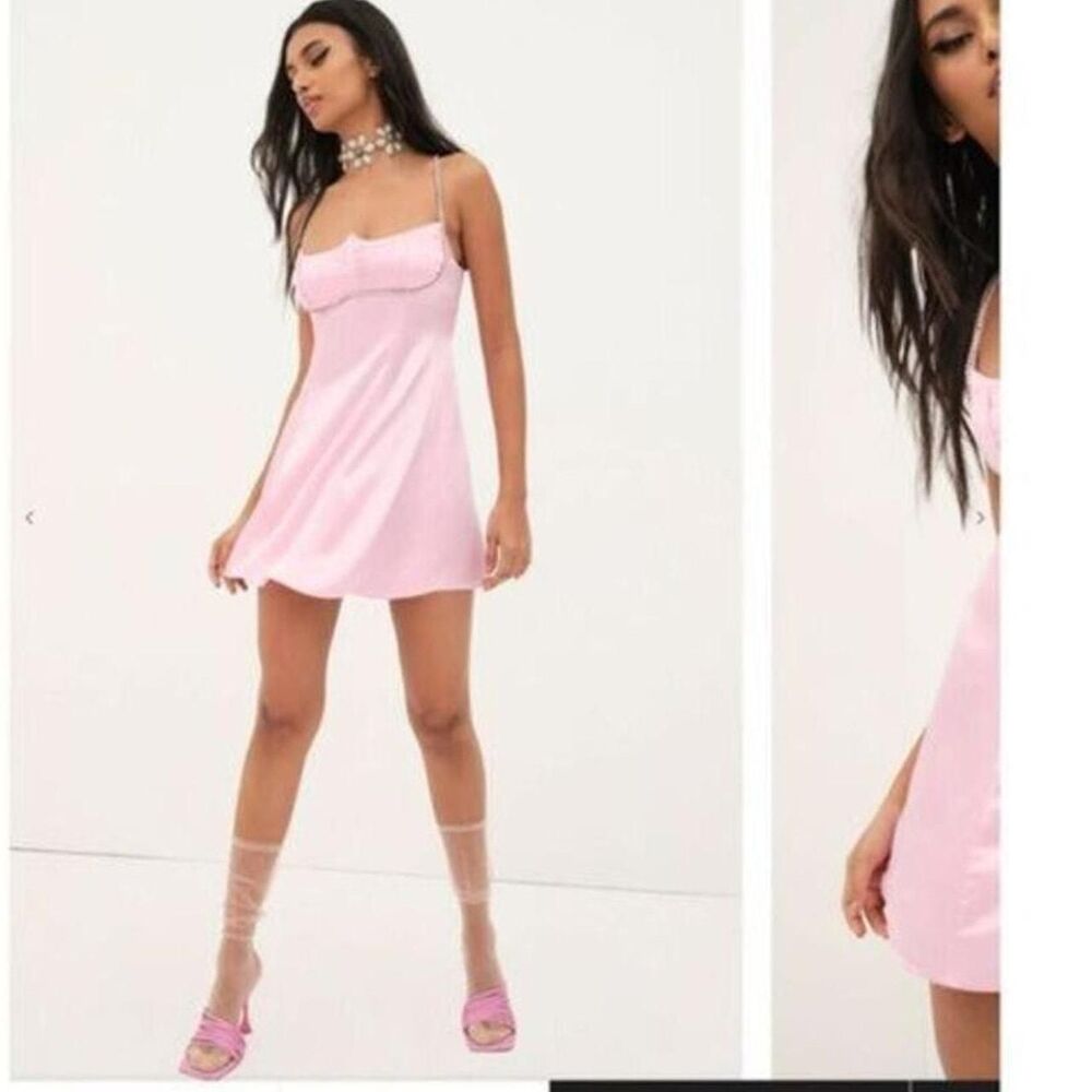 For-love-lemons Women's Pink Dress